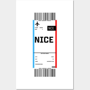 Boarding pass for Nice Posters and Art